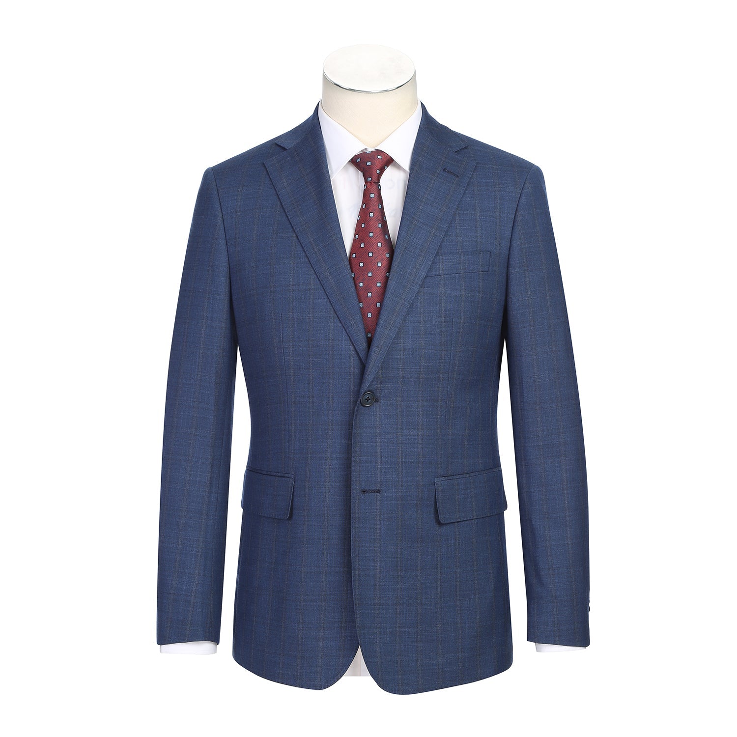 Blue Check Suit