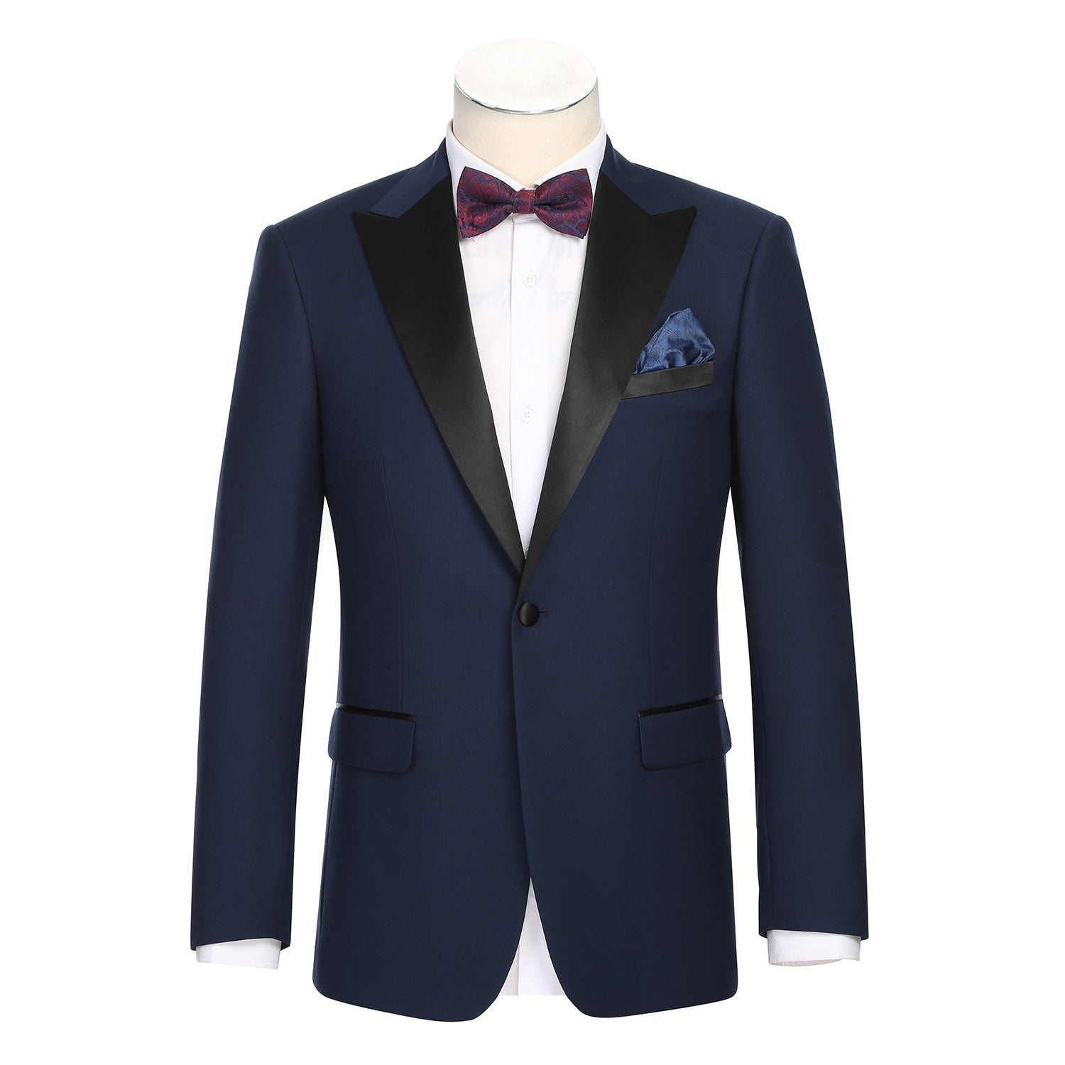 201-19 Men's New Slim Fit Peak Tuxedo