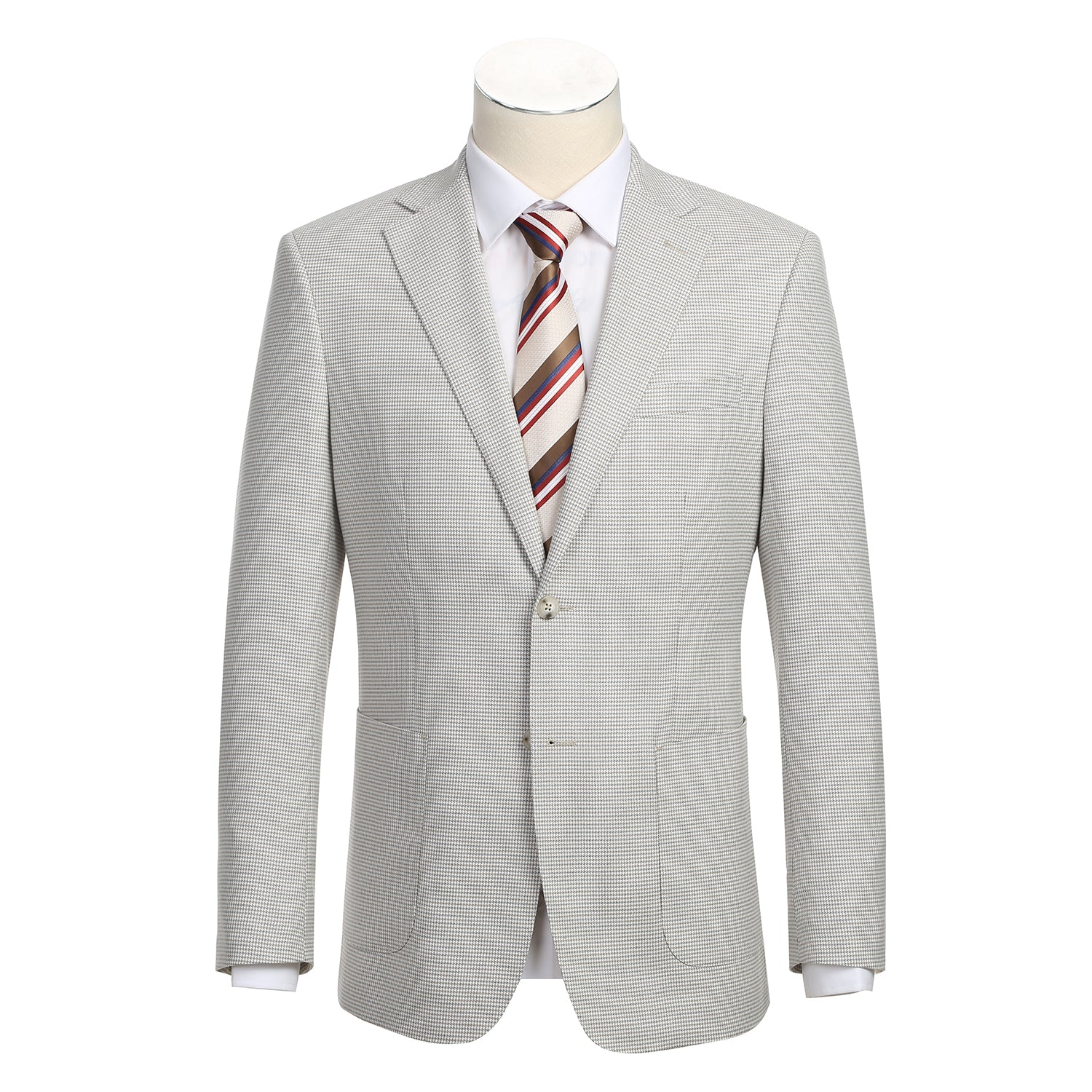 Smoke Grey Check Suit