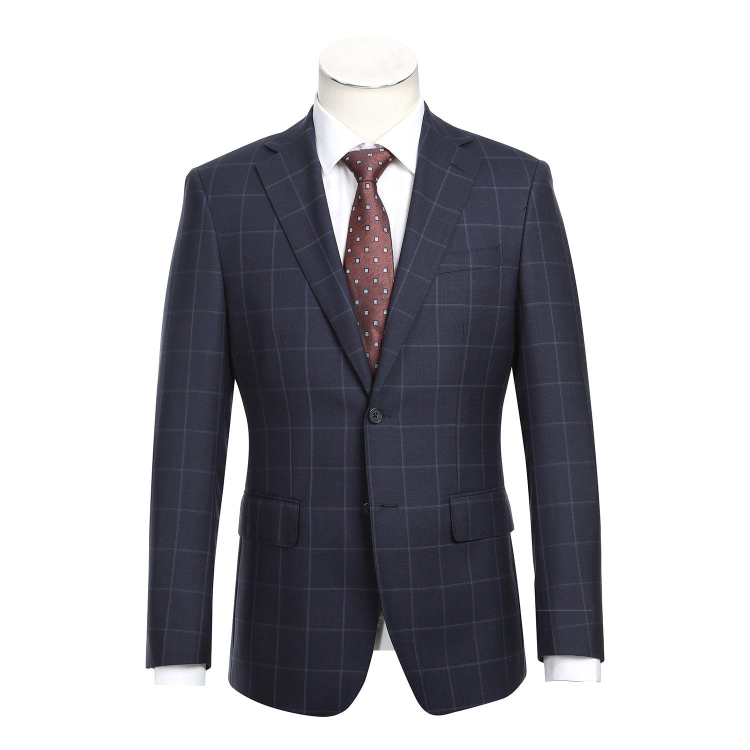 Blue Wool Suit