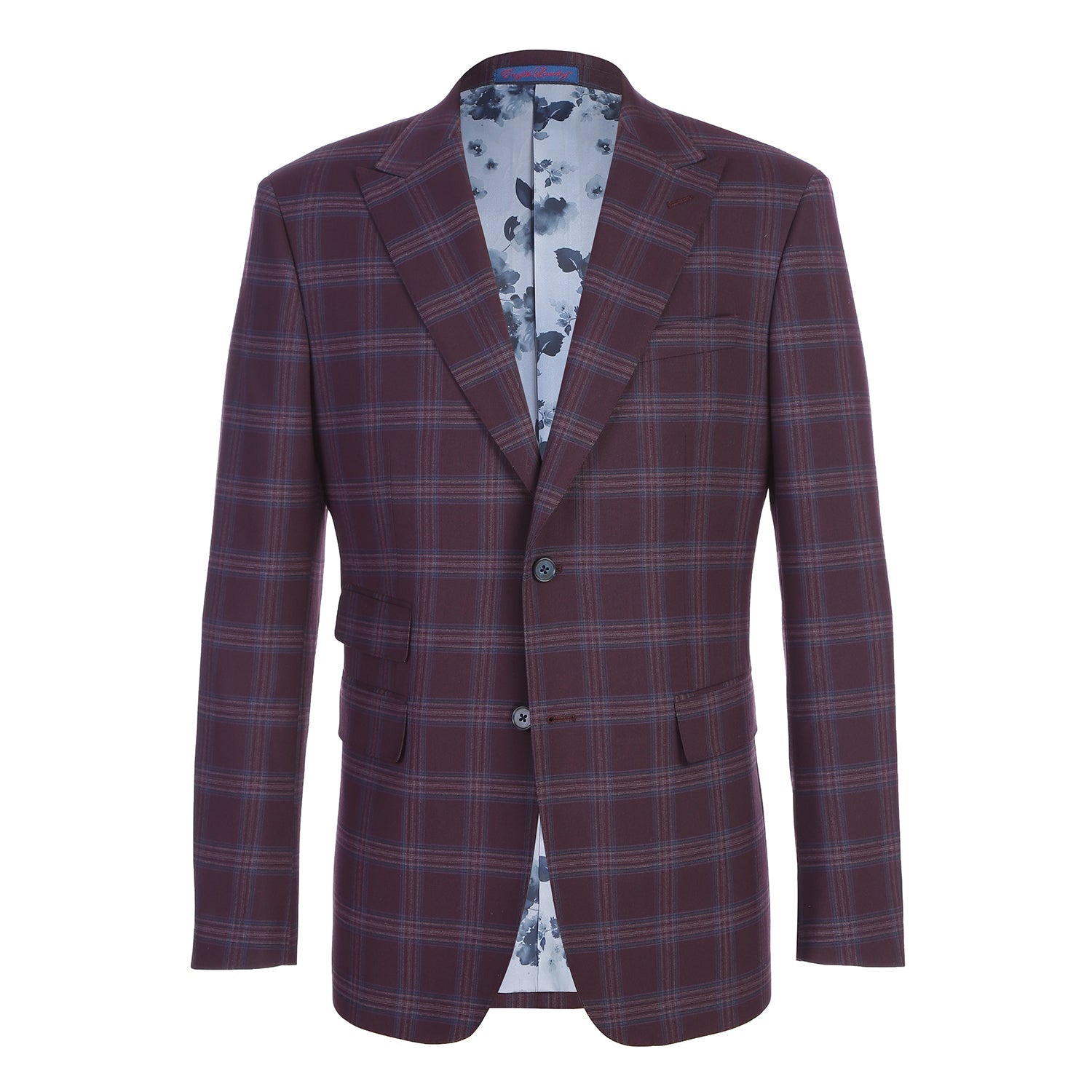 English Laundry 32-69-702EL Suit PURPLE L40 33 Slim Fit