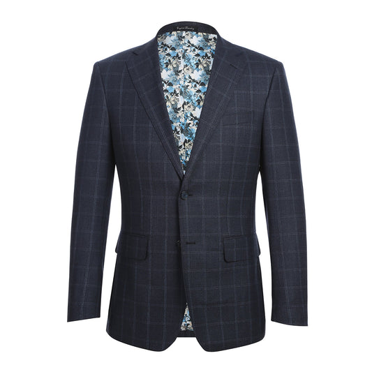 Navy Check Suit
