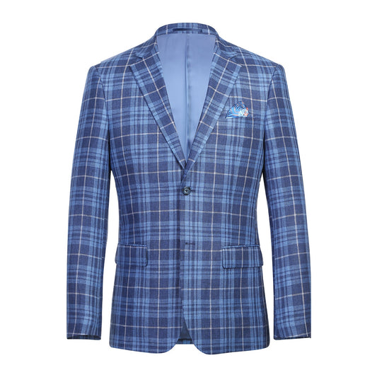 610-10 Men's New Slim Fit Blazer NAVY L40 New Slim Fit