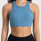 Wide Strap Cropped Sport Tank