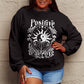 Simply Love Full Size POSITIVE ENERGY Graphic Sweatshirt