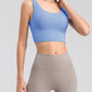 Scoop Neck Wide Strap Active Tank