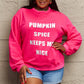 Simply Love Full Size Letter Graphic Sweatshirt