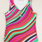 Color Block Round Neck Tank