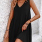 V-Neck Sleeveless Mini Dress