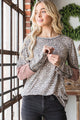 Heimish Full Size Leopard Exposed Seam Contrast T-Shirt Brown Animal