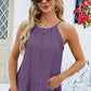 Tied Ruffled Round Neck Cami