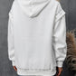 Ivy Lane Drawstring Kangaroo Pocket Dropped Shoulder Hoodie