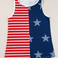 US Flag Round Neck Tank