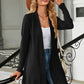 Open Front Long Sleeve Cardigan