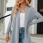 Open Front Long Sleeve Cardigan