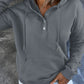 Dropped Shoulder Long Sleeve Hoodie with Pocket