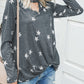 Cutout Round Neck Long Sleeve T-Shirt