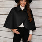 Collared Neck Cropped Cape