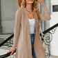 Open Front Long Sleeve Cardigan