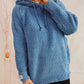 Drawstring Long Sleeve  Hooded Sweater