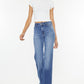 Kancan Ultra High Waist Gradient Flare Jeans