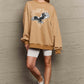 Simply Love Full Size Eagle Graphic Drop Shoulder Sweatshirt