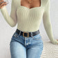 Honey Ribbed Long Sleeve T-Shirt