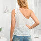 Eyelet One Shoulder Tank