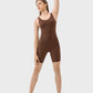 Wide Strap Active Romper