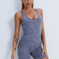 Crisscross Wide Strap Active Romper