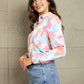 Multicolored Long Sleeve Collared Shirt