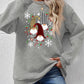 Faceless Gnomes Graphic Drop Shoulder Sweatshirt