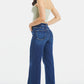 BAYEAS Full Size High Waist Cat's Whisker Wide Leg Jeans