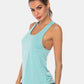 Full Size Scoop Neck Wide Strap Active Tank