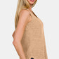 Zenana V-Neck Curved Hem Tank