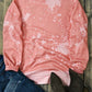 Tie-Dye Round Neck Dropped Shoulder Sweatshirt