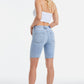 BAYEAS Mid Rise Stretch Denim Shorts