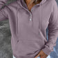 Dropped Shoulder Long Sleeve Hoodie with Pocket