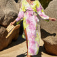 Tie Dye Wrap Maxi Dress