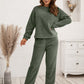 Teddy Long Sleeve Top and Pants Lounge Set