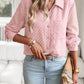 Devine Collared Neck Long Sleeve Pocketed Shirt