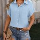 Mandy Textured Pocketed Button Up Shirt