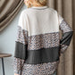 Heimish Color Block Long Sleeve Exposed Seam Top