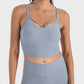 Double Strap Ribbed Sports Cami