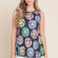 BOMBOM Round Neck Smiley Face Tank