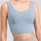 Scoop Neck Wide Strap Active Tank