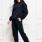 Drop Shoulder Long Sleeve Hoodie and Pants Set