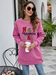 MERRY CHRISTMAS Y'ALL Graphic Sweatshirt Moonlit Mauve