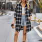 Lovelet Plaid Button Up Collared Neck Shirt