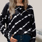 Striped Round Neck Long Sleeve T-Shirt